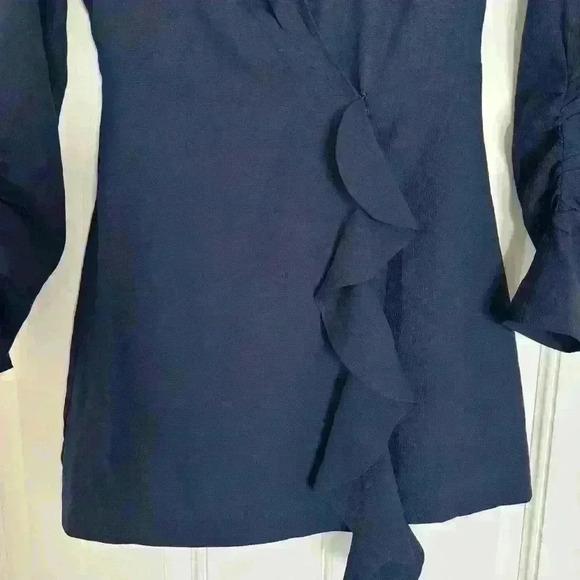 House of Harlow 1960 x Revolve Joline Wrap Dress Navy - Long Sleeve - XS - Picture 4 of 7
